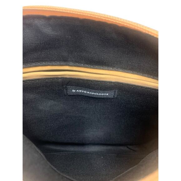 Anthropologie Beige Faux‎ Suede Bag - Picture 3 of 11